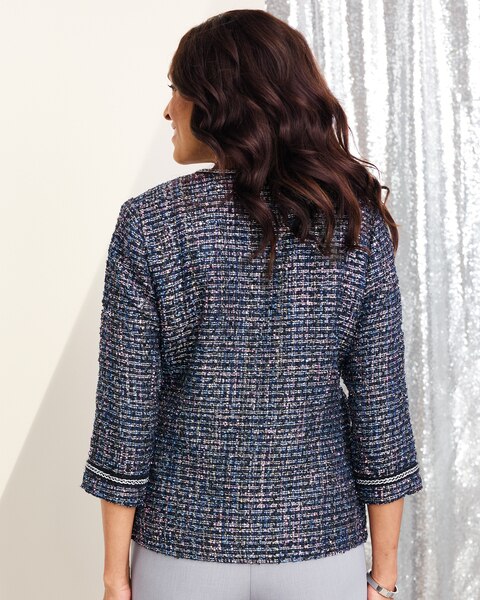Sequin Skyline Tweed Jacket