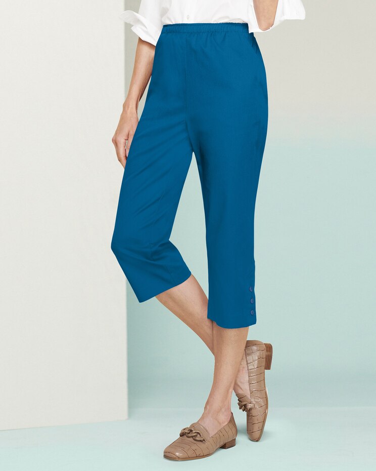 Classic Comfort® Pull-On Capris image number 1