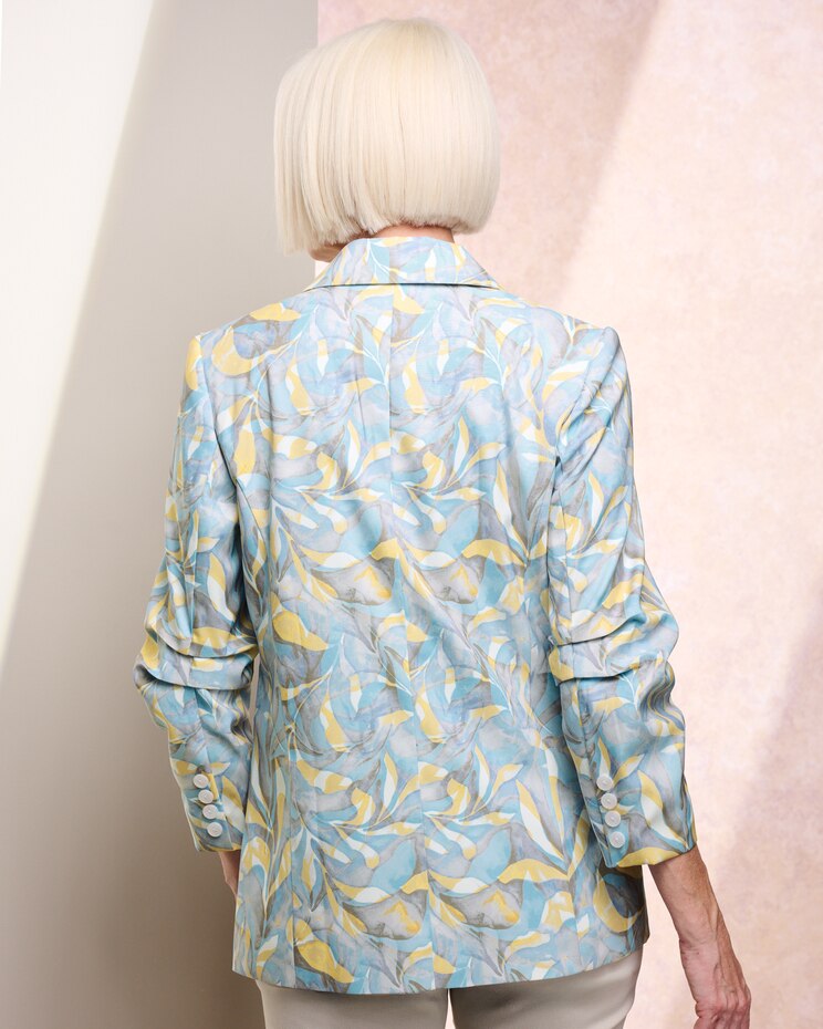 Ocean Botanical Print Jacket image number 2