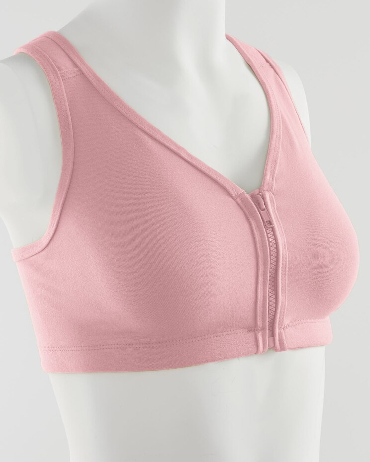 Valmont Zip Down Sports Bra image number 1