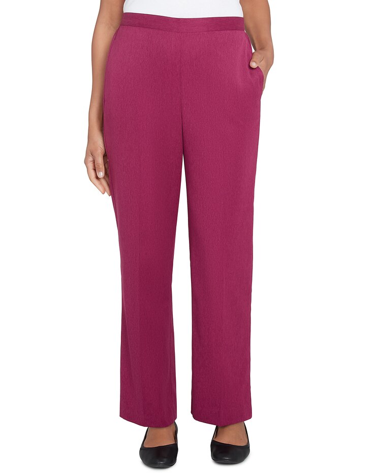 Alfred Dunner® Wine Country Side Seam Pocket Short Length Pant image number 1