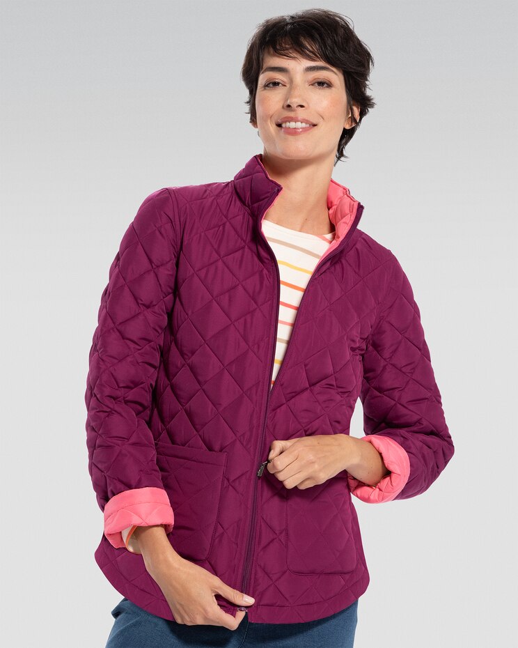 Berkshire Reversible Solid Quilted Jacket image number 1