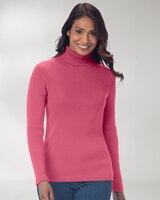 Ribbed Cotton Turtleneck Sweater thumbnail number 1