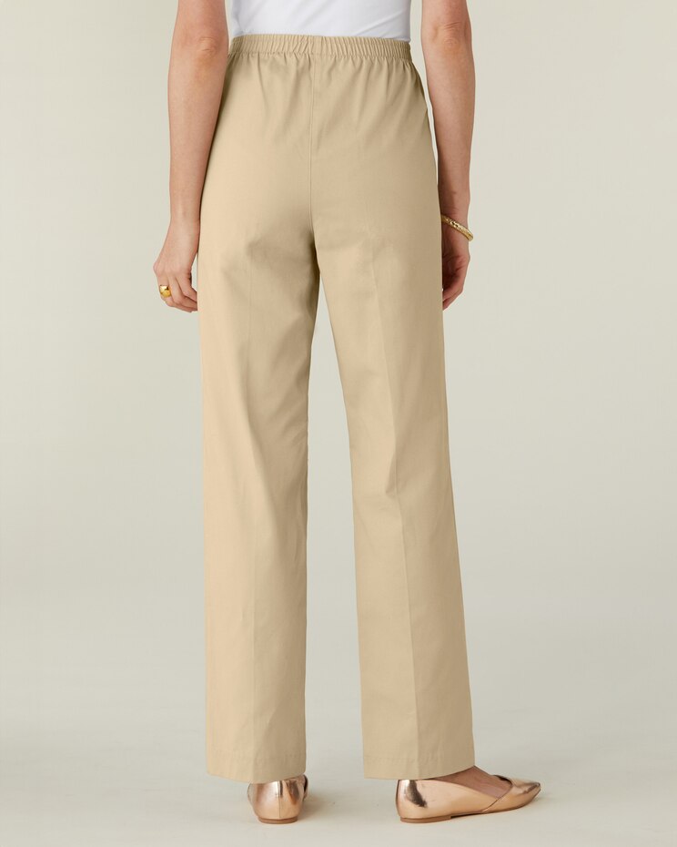 Classic Comfort® Straight Leg Pull-On Pants image number 2