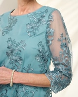 Alex Evenings Embroidered Lace Tunic thumbnail number 2