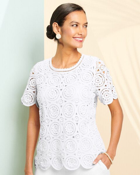 Crochet Medallion Top