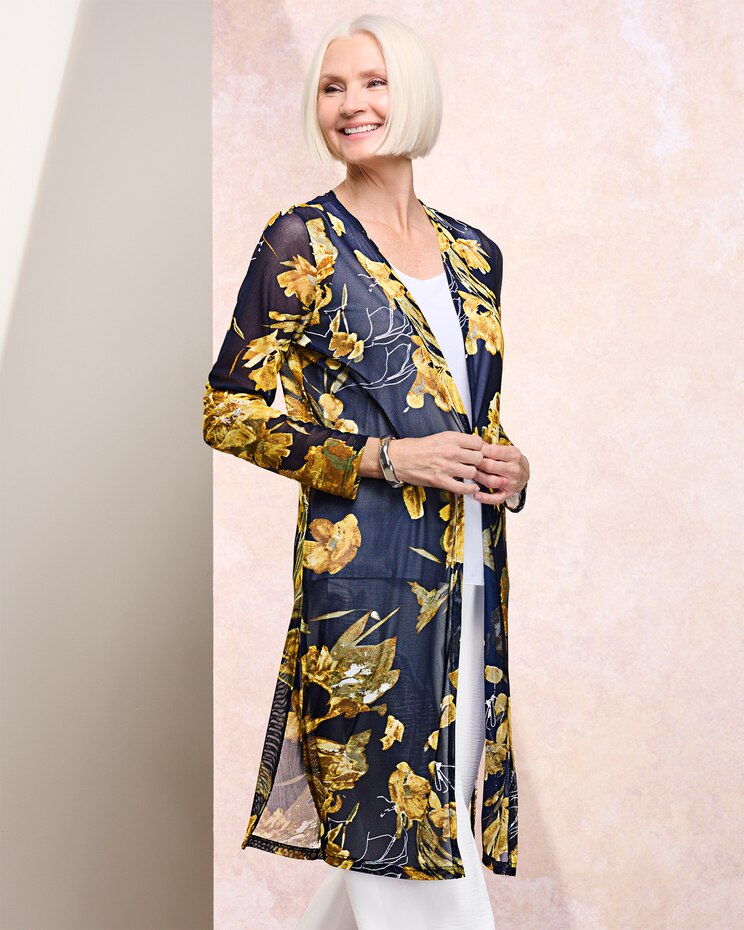 Sunshine Floral Mesh Jacket image number 1