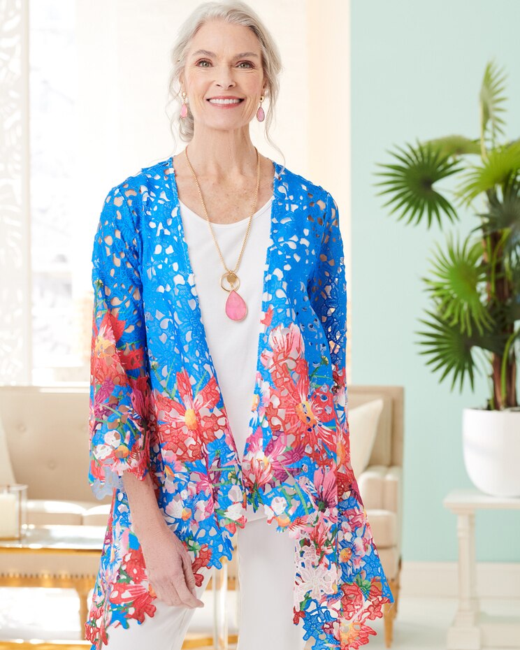 Bouquet Border Cascade Jacket image number 1