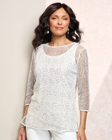 Dazzling Crochet Sweater thumbnail number 1