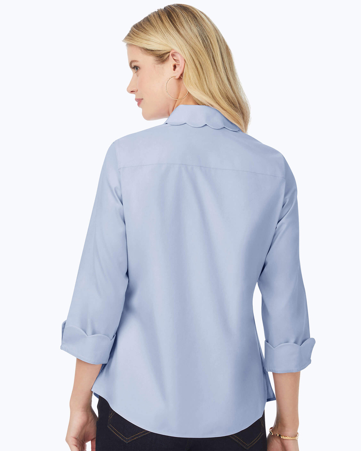 Foxcroft Gwen 3/4 Sleeve Blouse image number 3
