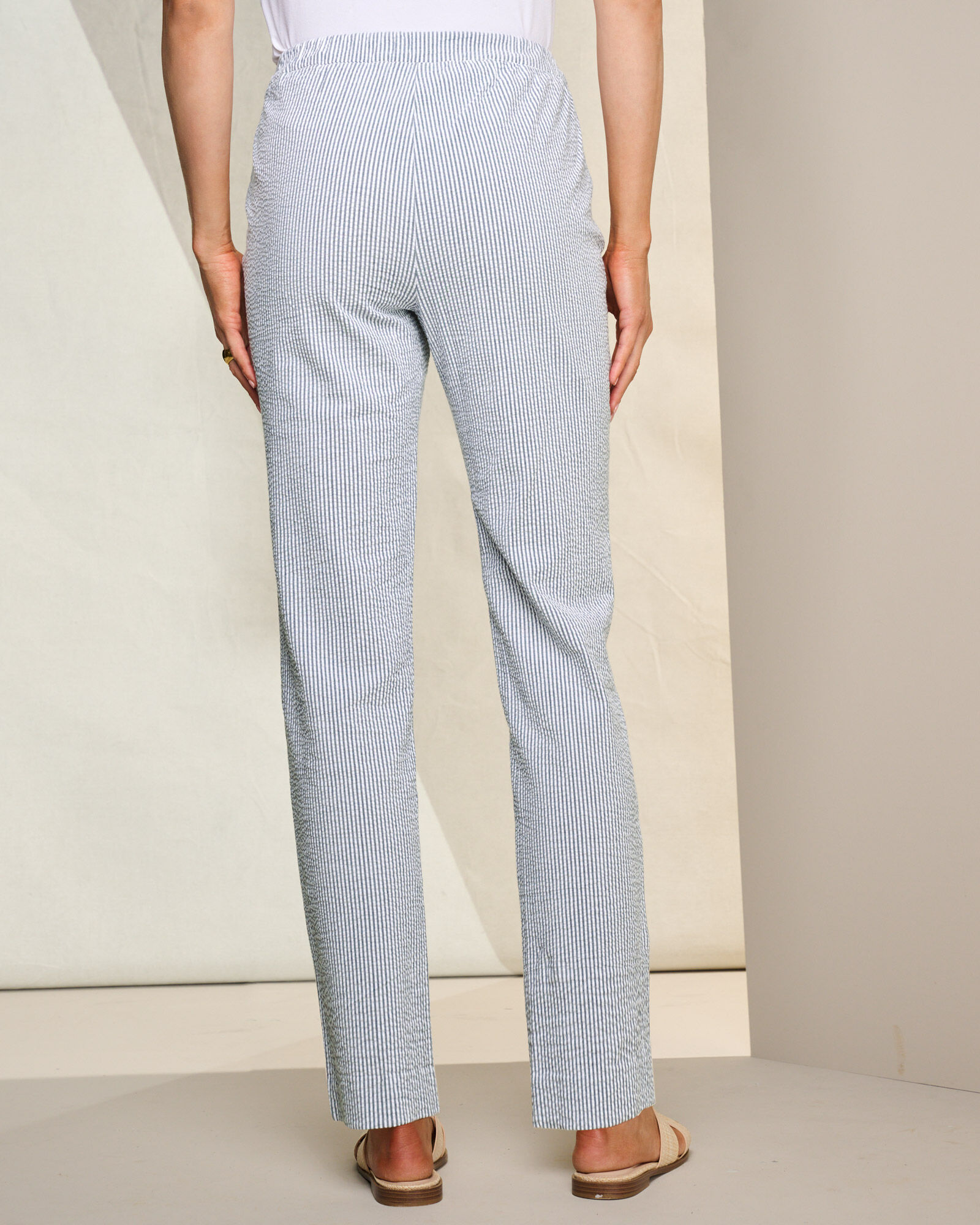 Seersucker Stripe Pants | Draper's & Damon's