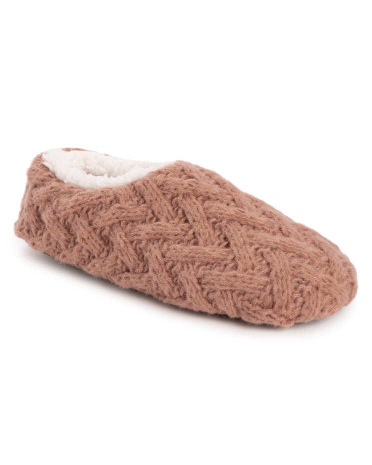 MUK LUKS® Women's Sweater Knit Ballerina Slippers image number 1