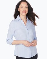 Foxcroft Taylor Essential Pinpoint Non-Iron Shirt thumbnail number 1