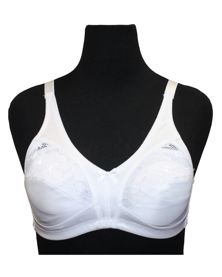 Floral Lace Soft Cup Bra image number 1