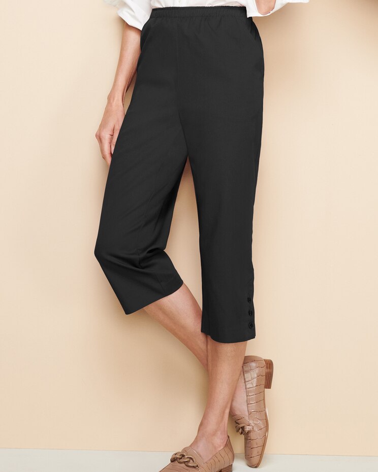 Classic Comfort® Pull-On Capris image number 1