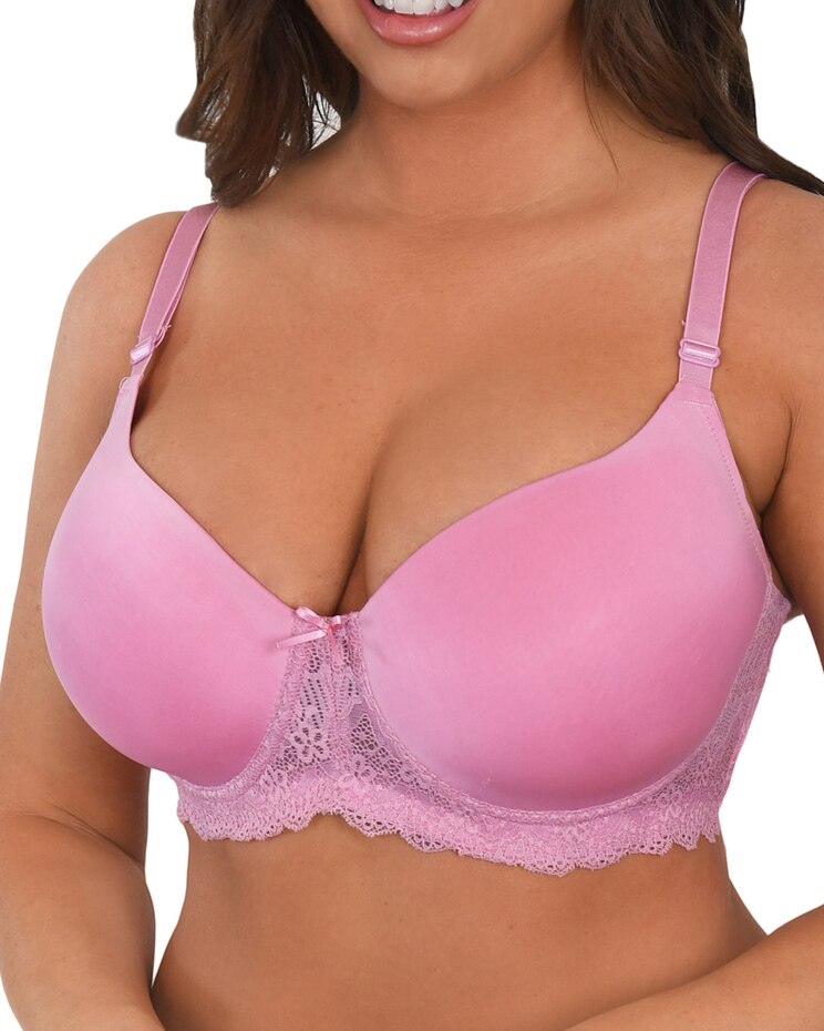 Ella Lovely Lace Cradle Bra W/ Back Triangle Lace Straps image number 1