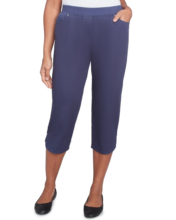 Alfred Dunner® Nantucket Tailored Tulip Hem Capri Pants image number 1
