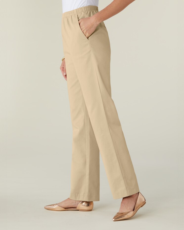 Classic Comfort® Straight Leg Pull-On Pants image number 3
