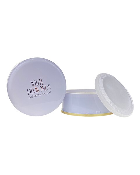 White Diamonds Perfumed Body Powder With Puff 2.6 Oz / 75 G for Women by Elizabeth Taylor