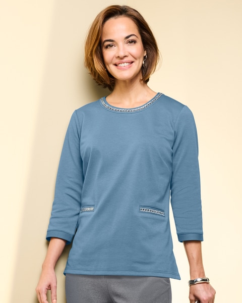Bejeweled Ponte Top