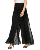 Straight Leg Pant with Georgette Split Leg Overlay thumbnail number 1