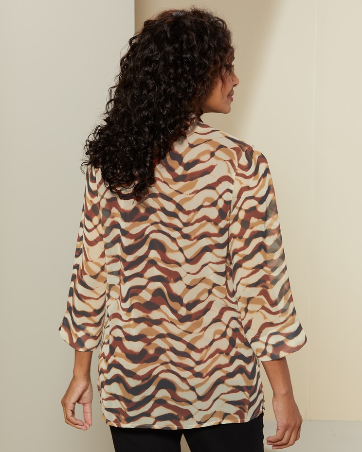 Latte Swirl Blouse image number 2