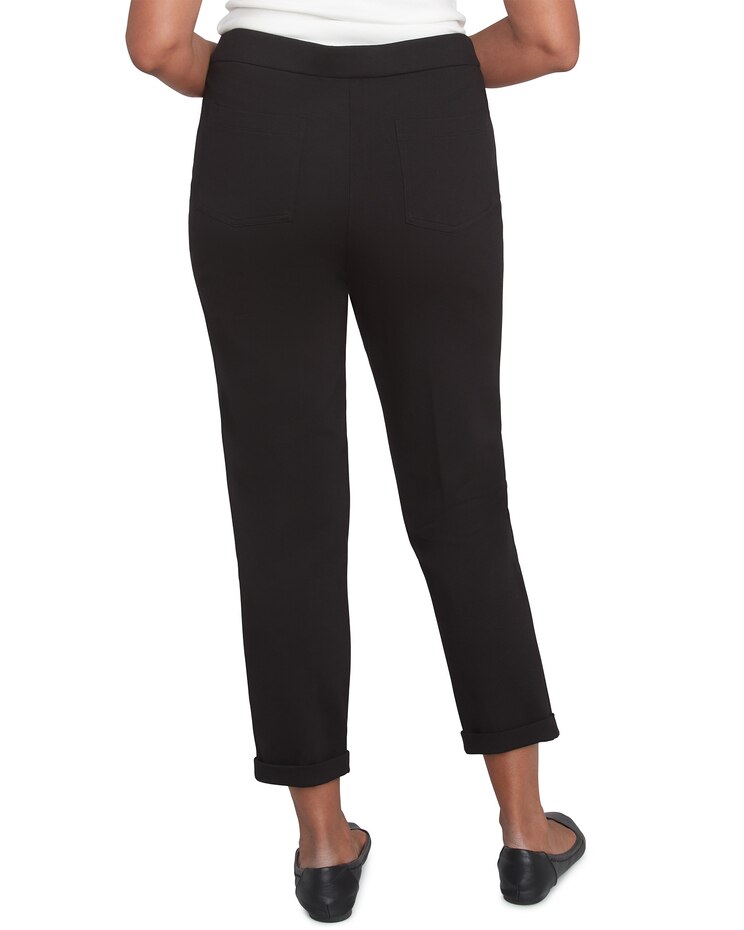 Alfred Dunner® Romancing The Stone Cuffed Ankle Pant with Slash Pockets image number 5