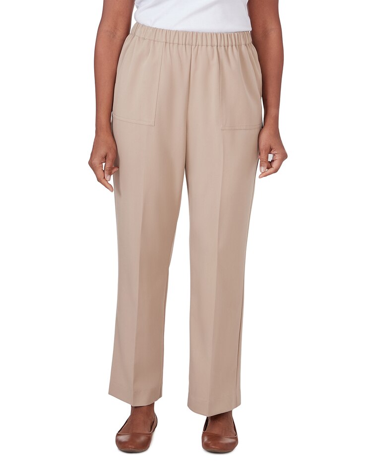 Alfred Dunner® Tuscan Sunset Sunset Twill Short Length Bottom image number 1