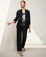 Alfred Dunner Two In One Rib Knit Top thumbnail number 2