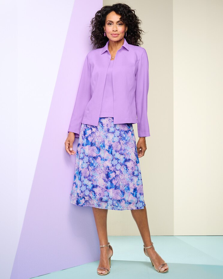 Color Hydrangea Skirt Set image number 1