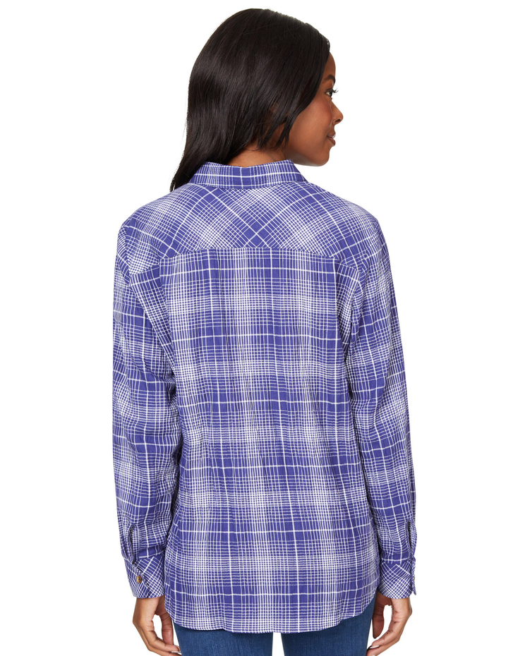 Foxcroft Rhea Long Sleeve Plaid Perfection Shirt image number 2