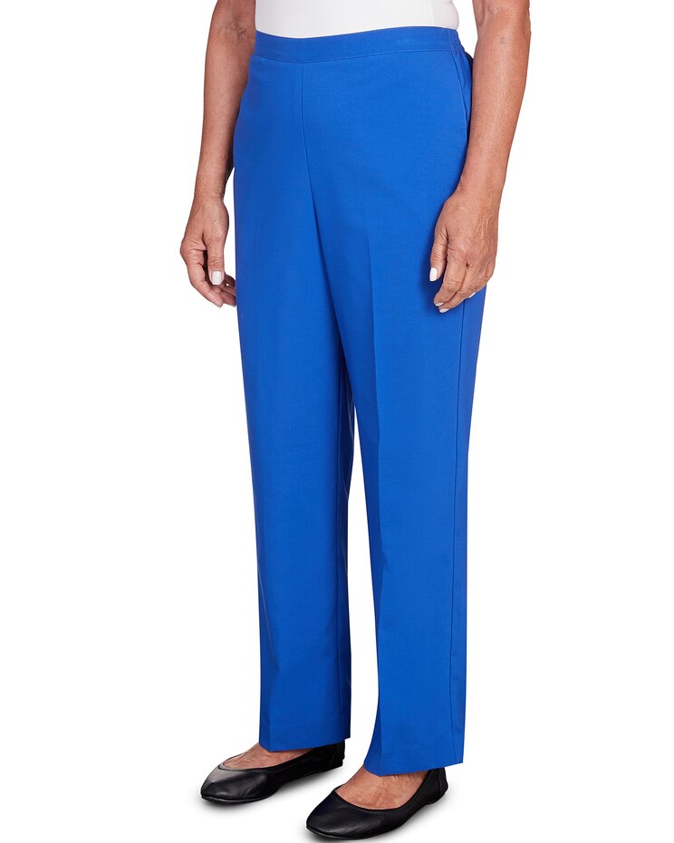 Alfred Dunner® Tradewinds Stretch Waist Short Length Pant image number 3