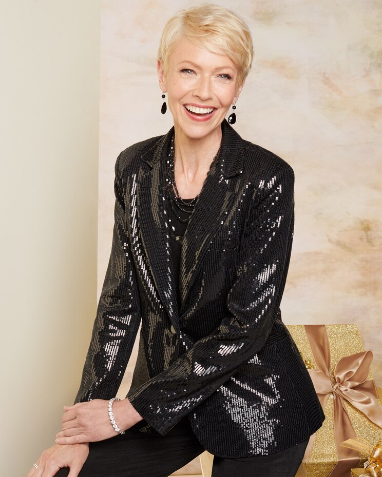 Sequin Blazer image number 1
