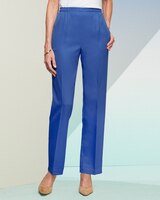 Herringbone Straight Leg Pull-On Pants thumbnail number 1