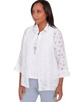 Alfred Dunner® All American Burnout Stars Two for One Top thumbnail number 3