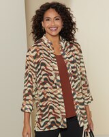 Latte Swirl Blouse thumbnail number 1
