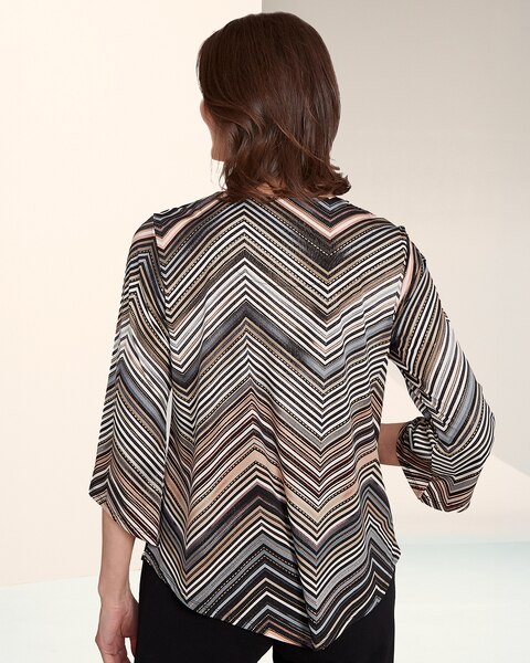 Stripe Chevron Top by Alfred Dunner