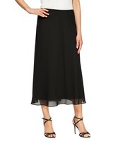 Tea-Length A-Line Georgette Skirt thumbnail number 1