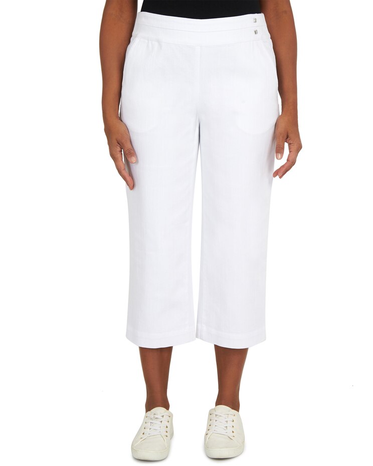Alfred Dunner® Jean Pool Banded Denim Capri image number 1