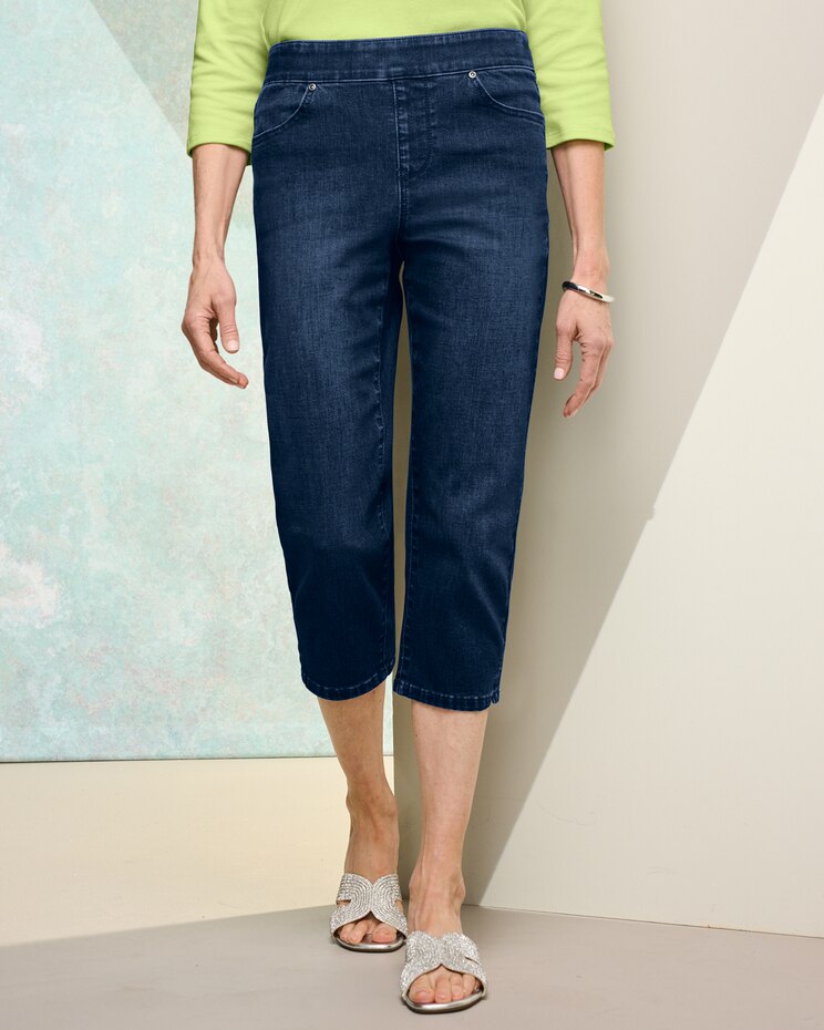 Slimtacular® Dream Jean Capri image number 1
