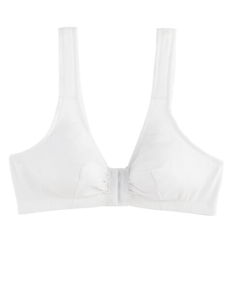 Cotton Front-Close Bra