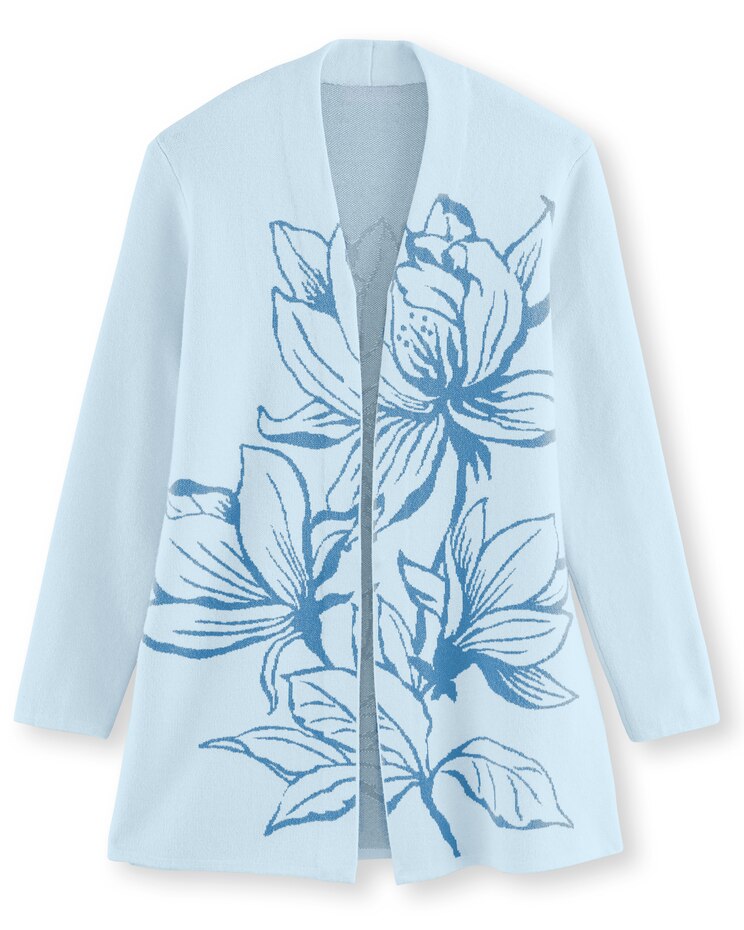 Artistic Floral Cardigan image number 4