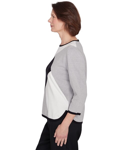 Alfred Dunner® Classics Colorblock Beaded Top
