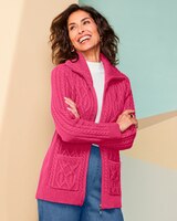 Cable Sweater Jacket thumbnail number 1
