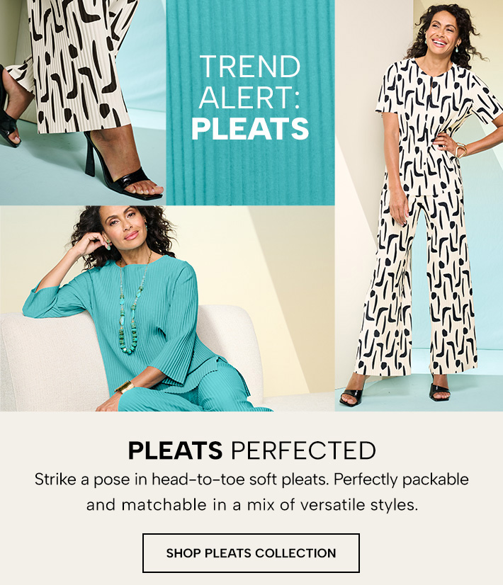 shop pleats collection