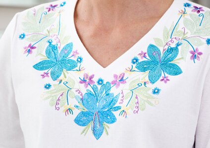 Boca Embroidered Tee image number 1